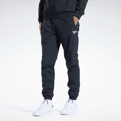 Reebok Classics Vector Track Pants  Mens Black Size Medium /REFX40