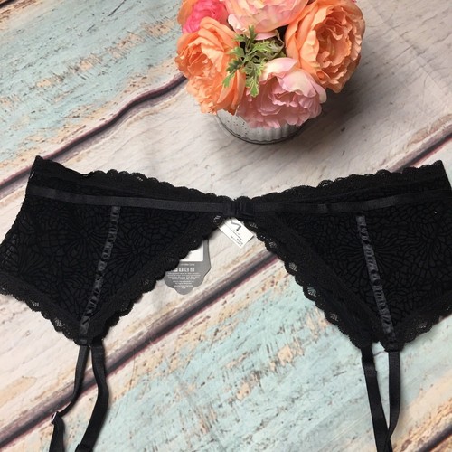 Maidenform SEXY Black Garter Belt XLARGE NWT $32 - Picture 5 of 5