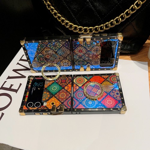 Étui de luxe Bling paillettes bague diamant support housse pour Samsung Z Flip 3/45/6 - Photo 18 sur 60