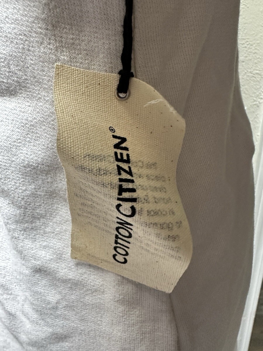 Cotton Citizen Open Back Sweater Dress Hoodie Women's Size Small White NWT  | eBay