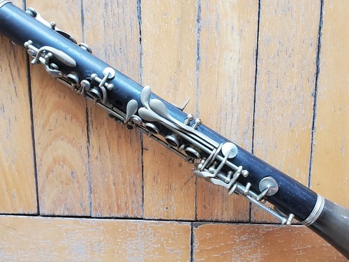 nice old wooden Eb Clarinet by "Amati" Boehmsystem, 1part mainpart, UNUSUAL - Picture 6 of 11