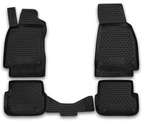 GummifußMatten FüR Audi A6 C6 4F 2006-2011 3D Passform Hoher Rand Gummimatten