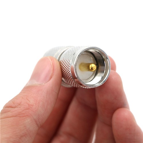 UHF male PL259 to UHF male Plug double straight Long RF Coax adapter*AU - Zdjęcie 4 z 6