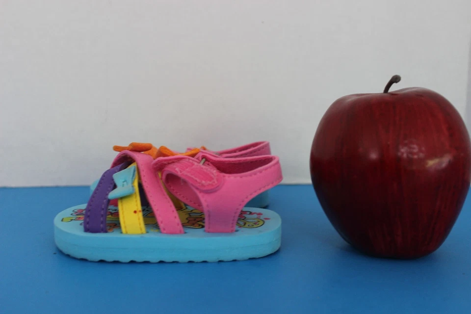 Sandalias de goma espuma coloridas para bebé Garanimals ~ PNK ~ AZUL ~ YLW ~ ORG ~ PUR ~ Talla 3 Foto 3 de 4