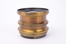 Vintage Brass Wide - Angle Lens 13x18cm Approx Focal Length 120mm