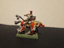 Warhammer Old Bretonnian Mounted Hero Knight of the Realm Champion with Flail