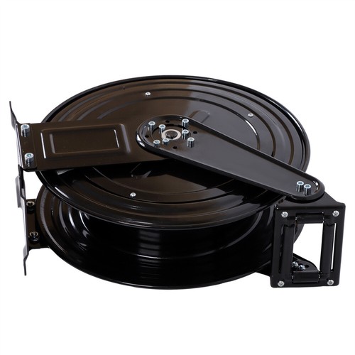 Carrete de manguera para lavadora a presión 50 pies con brazo giratorio 3/8" NPT tubo de salida 4000 PSI - Imagen 9 de 18