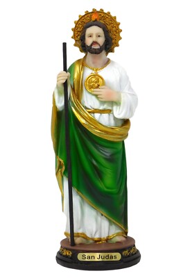 Saint St. Jude Thaddeus Figure Statue 8'' San Judas Tadeo Figura Estatua Gift