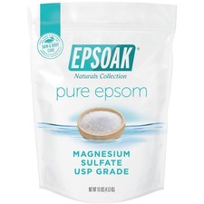 Epsoak Epsom Salt 10 lb. Magnesium Sulfate in The USA, Cruelty-Free Certified