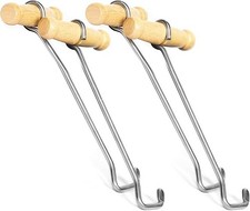 2 Pack 9 In Cowboy Boot Hooks Men  Women Boot Puller Cowboy Boots Long Handles