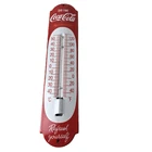 Vintage Drink Coca Cola Sign - Refresh Yourself Ad Sign on Porcelain Thermometer
