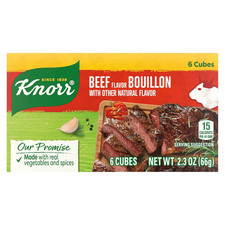 Knorr Cube Bouillon, Beef, 2.3 Oz, 6 Cubes