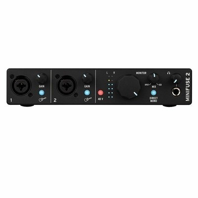 Arturia MiniFuse 2 2x2 USB Audio & Midi Interface (schwarz)