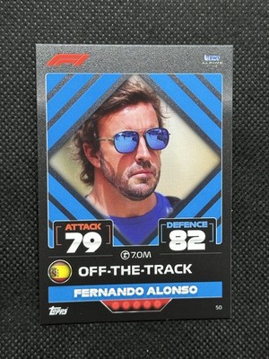 2022 Topps Turbo Attax F1 Fernando Alonso BWT Alpine F1 Team #50