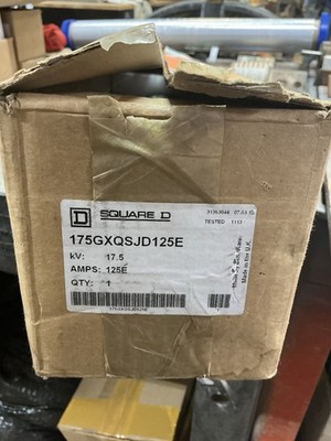 175GXQSJD125E  125A 17.5KV MAX 65KA SYM CURRENT - LIMITING POWER Square D Fuse 