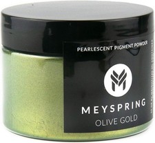 MEYSPRING Olive Gold Epoxy Resin Green Pigment - 50 Grams -