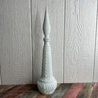 Vintage Milk Glass Empoli Style Genie Bottle Decanter 18.5”