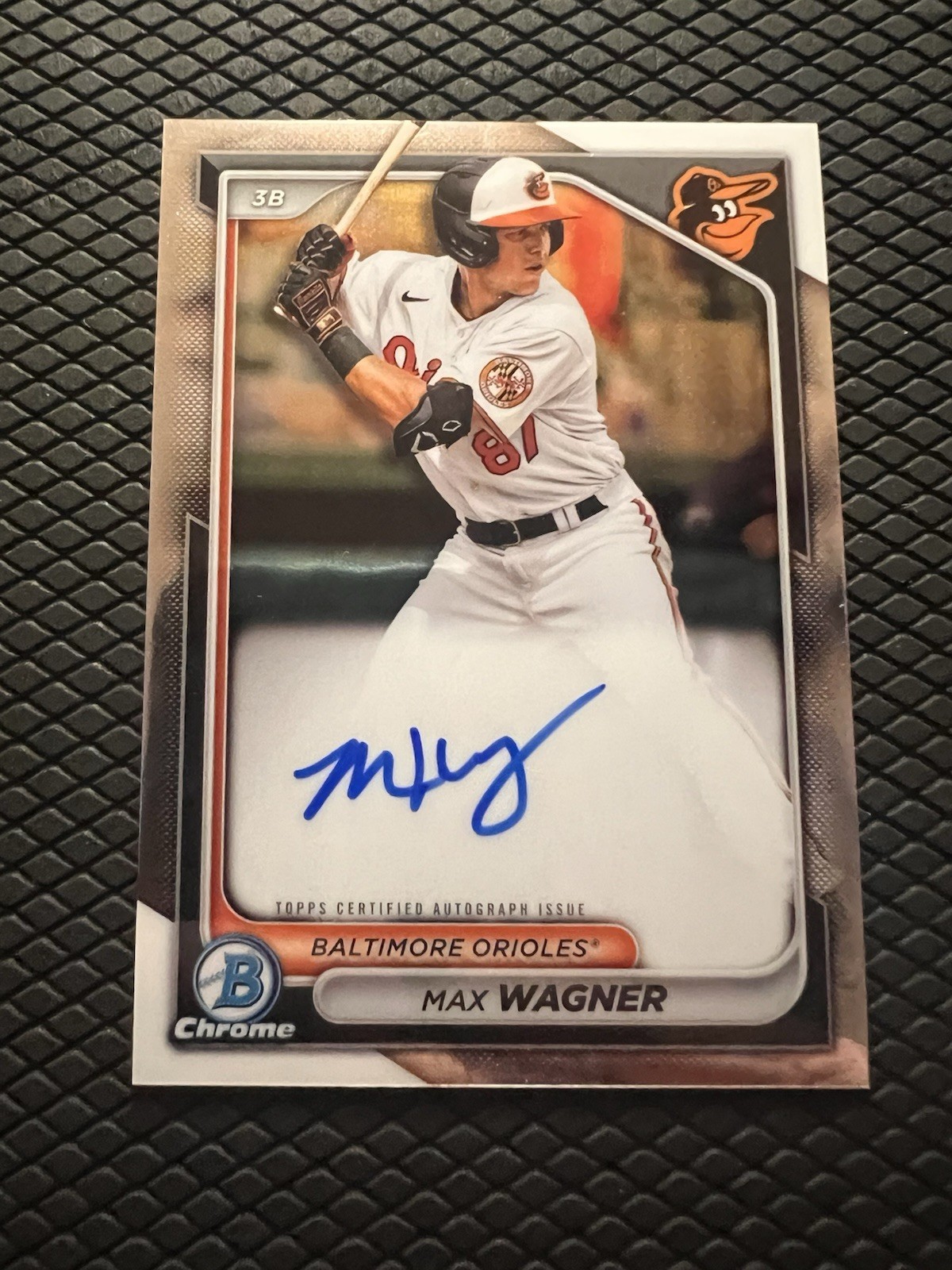 2024 Bowman - Chrome Prospect Autographs Max Wagner #CPA-MW (AU, RC)