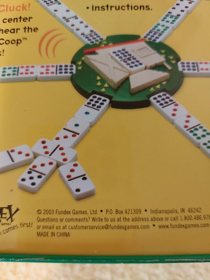 Chicken Coop Dominos Game 2003 New - Image 3 of 4