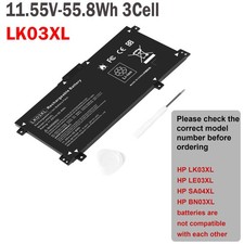 LOT LK03XL Battery for HP Envy X360 17T-CE 17T-BW 15-BP 15M-BP 15-BQ 916814-855
