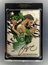 Jayson Tatum x Tyson Beck Limited Edition Series 2020 On-Card Auto 4/10