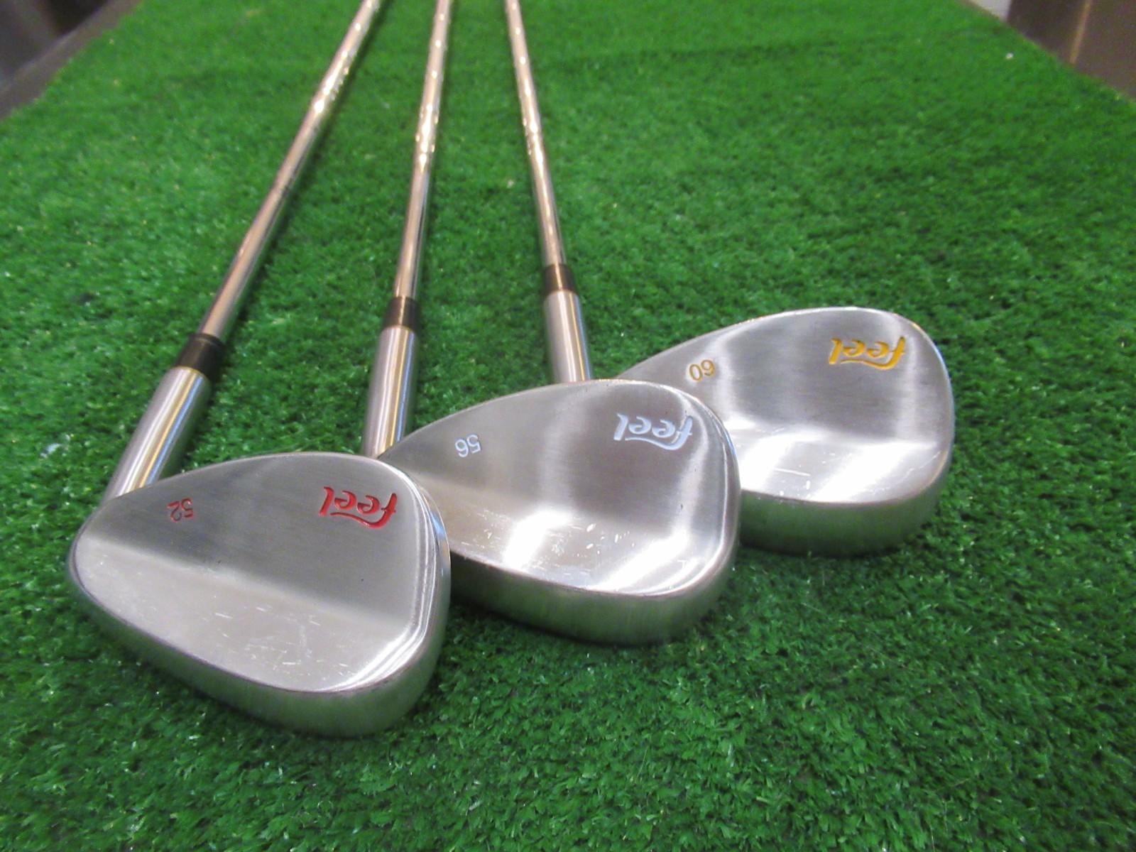 Wedge Set 52* 56* 60* Wedges Gap Sand Lob Golf Clubs Steel Good Grips