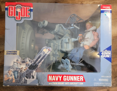 G.I. JOE NAVY GUNNER 限定版 G.I. Joe Navy Gunner Twin Mount Anti-Aircraft 40mm 12