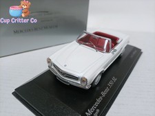 Minichamps 1:43 Mercedes Benz 190SL 1955 white hardtop 2 door sports car model