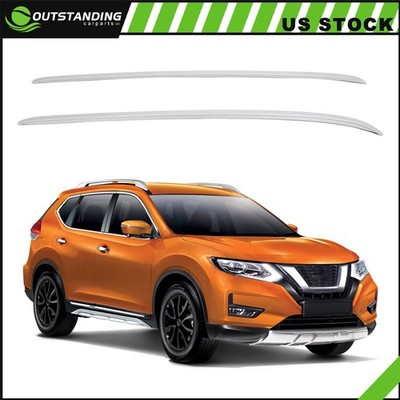 Roof Rack Set Roof Side Rail Luggage Carrier For 2022-2023 NISSAN X-TRAIL Silver