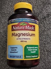 Nature Made Extra Strength Magnesium 400mg, 180ct