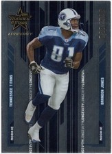 2005 Leaf Rookies & Stars Longevity Brandon Jones Rookie Parallel Card #207 /599. rookie card picture