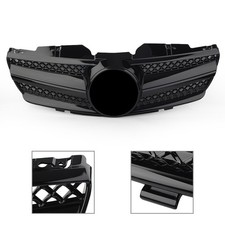 Front-Oberk&uuml;hlergrill f&uuml;r Mercedes Benz SL-Klasse R230 2003-06 gl&auml;nzend schwarz