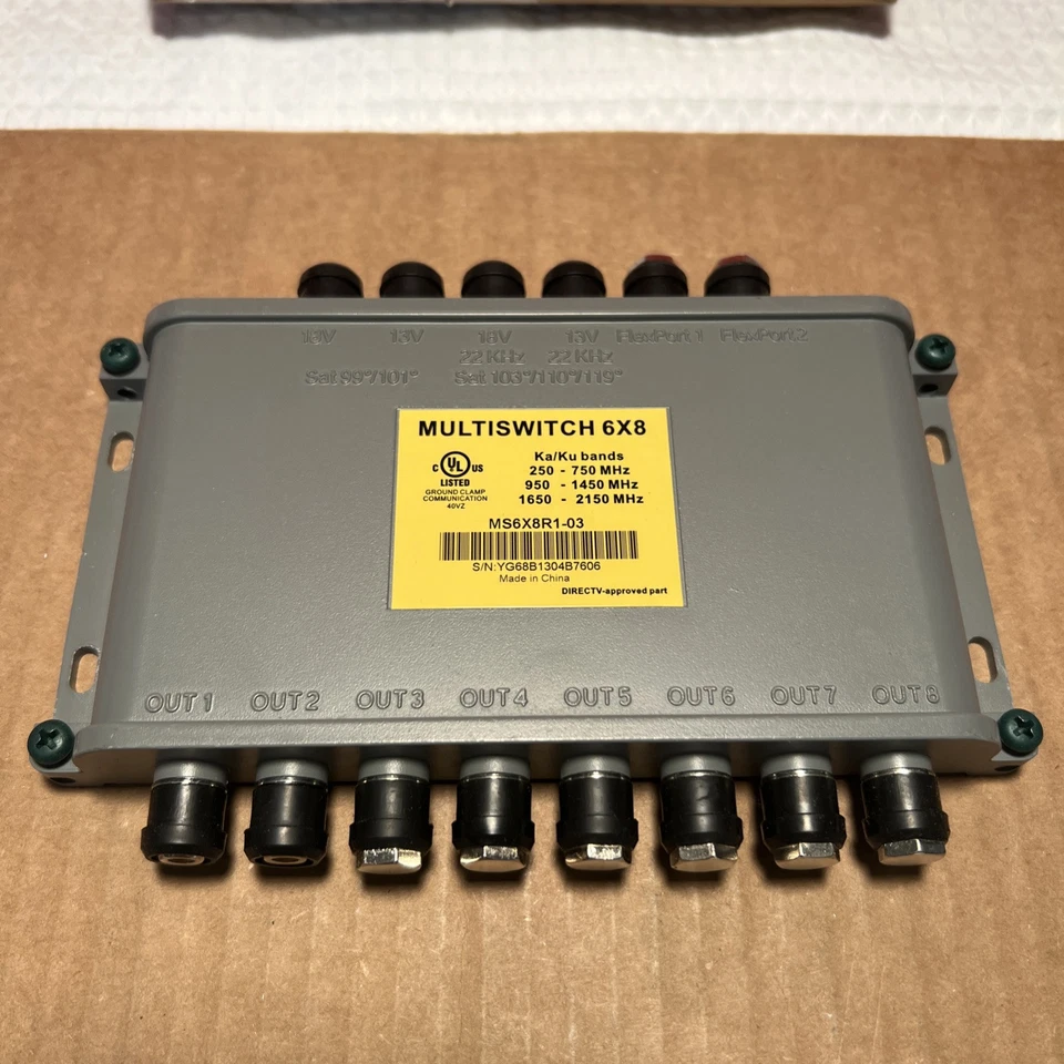 Zinwell MS6X8R1-03 Direct TV Wide-band 6x8 Multi-SW  - Image 2 of 4