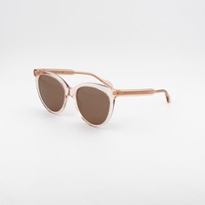 Gucci GG0565S 004 Shiny Pink/Brown 54-19-145 Sunglasses New Authentic