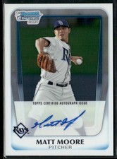 2011 Bowman Chrome #BCP220 Matt Moore Prospect AUTO