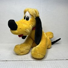Vintage Disney Pluto 13  Plush Late 80  s Early 90  s Tag