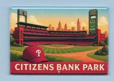 CITIZENS BANK PARK STADIUM *2X3 FRIDGE MAGNET* PHILADELPHIA PHILLIES BASEBALL PA