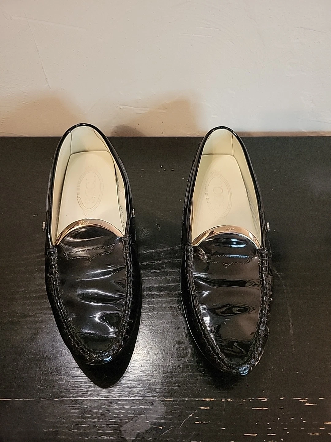 TOD’S Scarpe mocassini donna Tod's nere in vernice misura 8