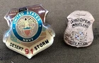 X 2 USA Pin Badge 911 State Trooper