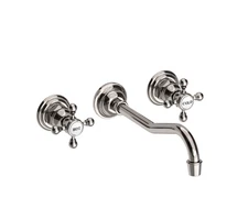 Newport Brass 3-944/15 Chesterfield Wall Mount Bathroom Faucet - Polished Nickel