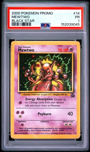Mewtwo graded PSA 1 for sale on eBay