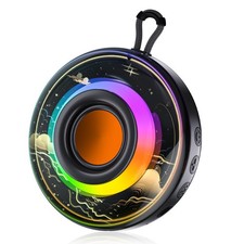 Portable Bluetooth Speaker, Shower Speaker with RGB Lights, Hi  Fi Audio, IPX7...