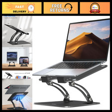 Adjustable Laptop Stand for Desk, Foldable Computer Riser, Ergonomic Design