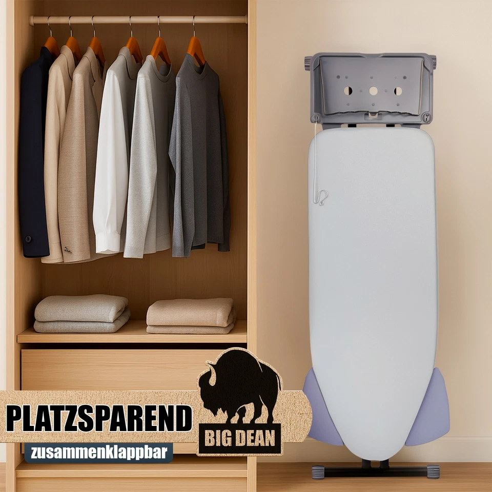 Bugelbrett XXL (120x45 cm Bugelflache) inkl. ausklappbarer Schulterpassform - Bild 4 von 4