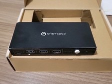 USB-C KVM Switch Dock Dual PC 2 Computers 1 Monitor HDMI USB 3.0 5Gbps CMSTEDCD