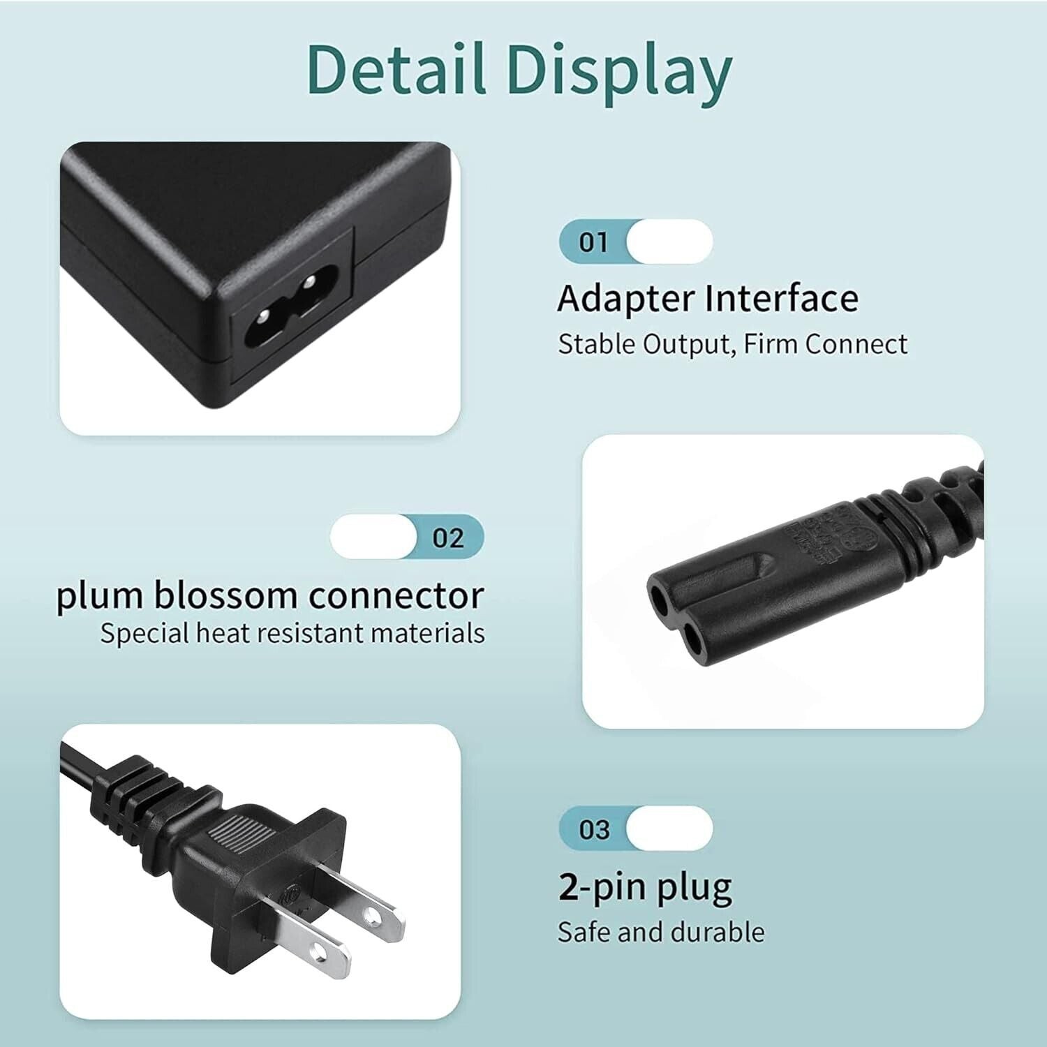 3-Pin 42V 2A AC Adapter For Aostirmotor A20 / G20 20 Inches Folding Ebike