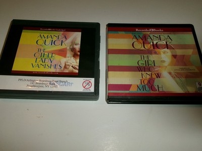 (2) Amanda Quick romance  unabridged audio CD