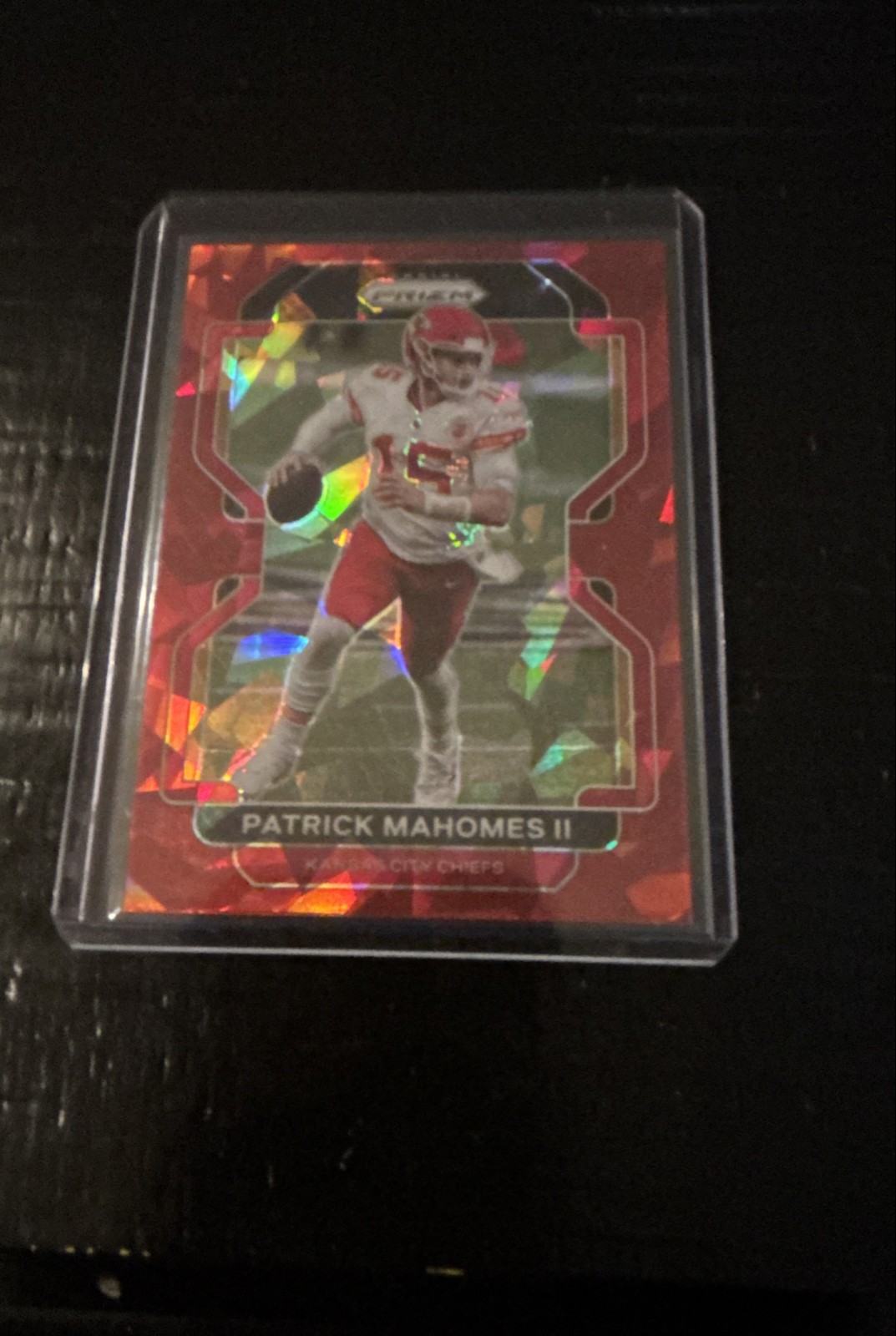 2021 Panini Prizm - Patrick Mahomes II #190 Red Ice Prizm