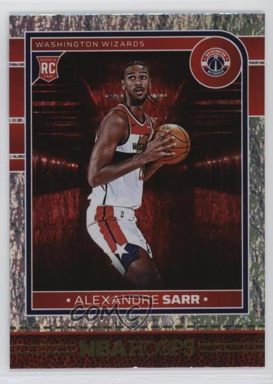 2024-25 Panini NBA Hoops Rookies Texture Alexandre Sarr #232 p7q