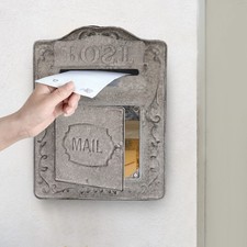 Alter Briefkasten Vintage Wohnkultur An Der Wand Montiert Schm��cken